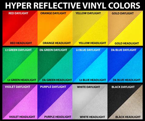 reflective paint colors